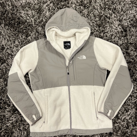 THE NORTH FACE  GRAY & BLACK DENALI FLEECE JACKET - Picture 14 of 14
